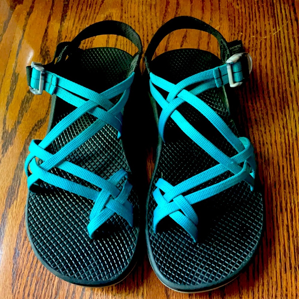 Custom Teal Chaco’s
